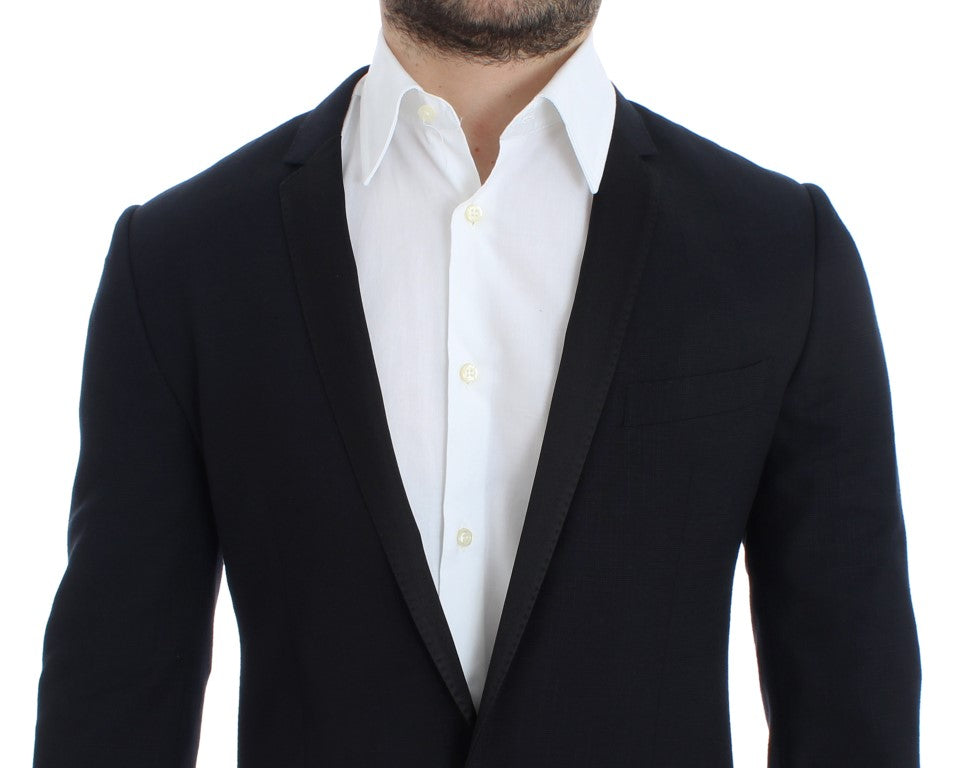 Blue wool GOLD slim fit blazer