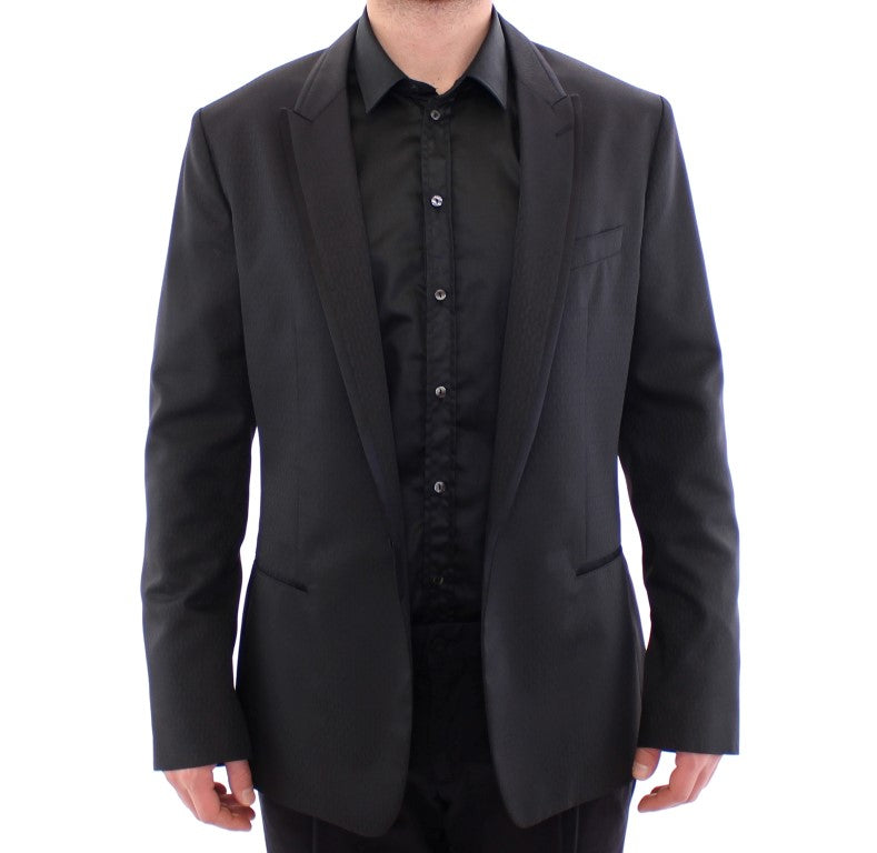 Black MARTINI one button blazer