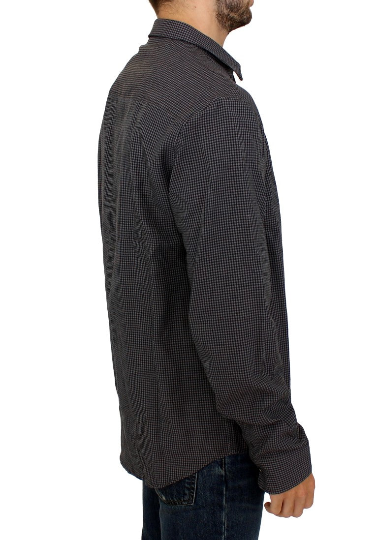 Gray linen casual shirt