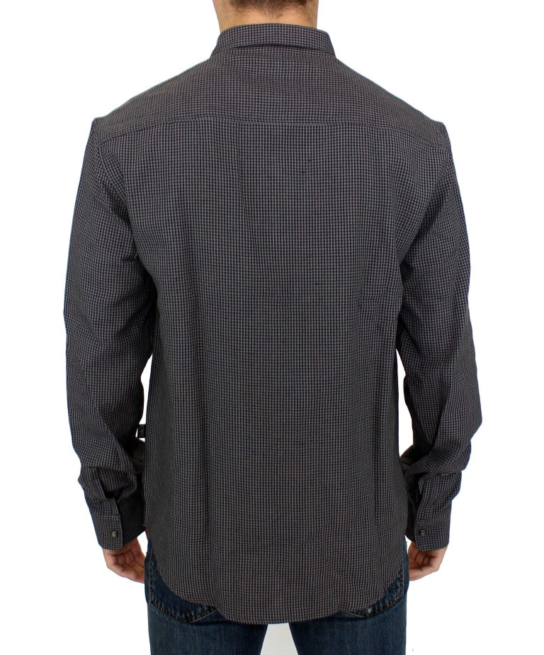 Gray linen casual shirt