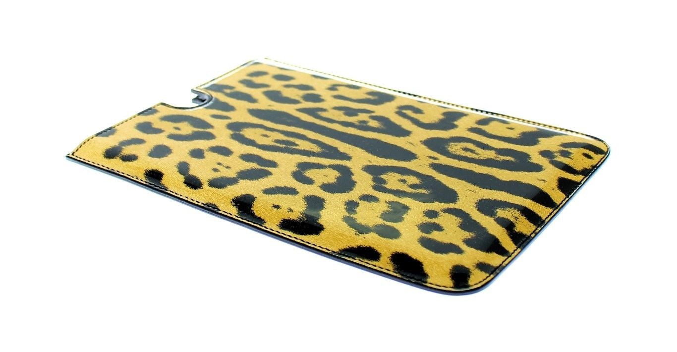 Leopard Leather iPAD Tablet eBook Cover Bag