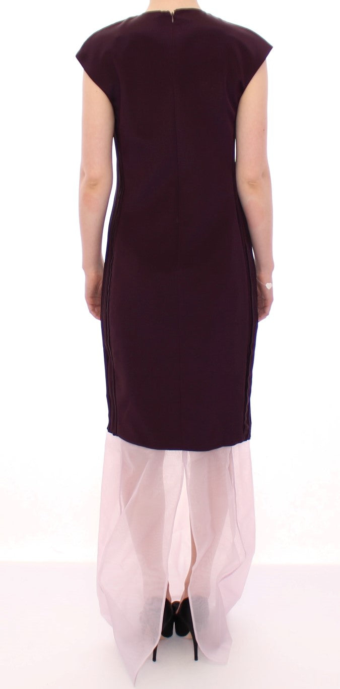 Purple Lavender Gown Maxi Silk Long Dress