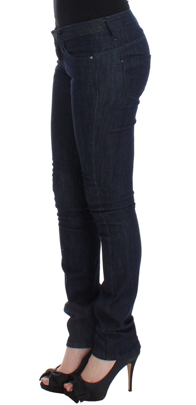 Blue skinny leg jeans