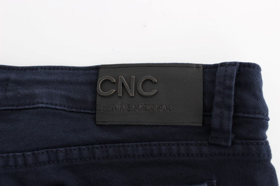 Blue straight leg jeans