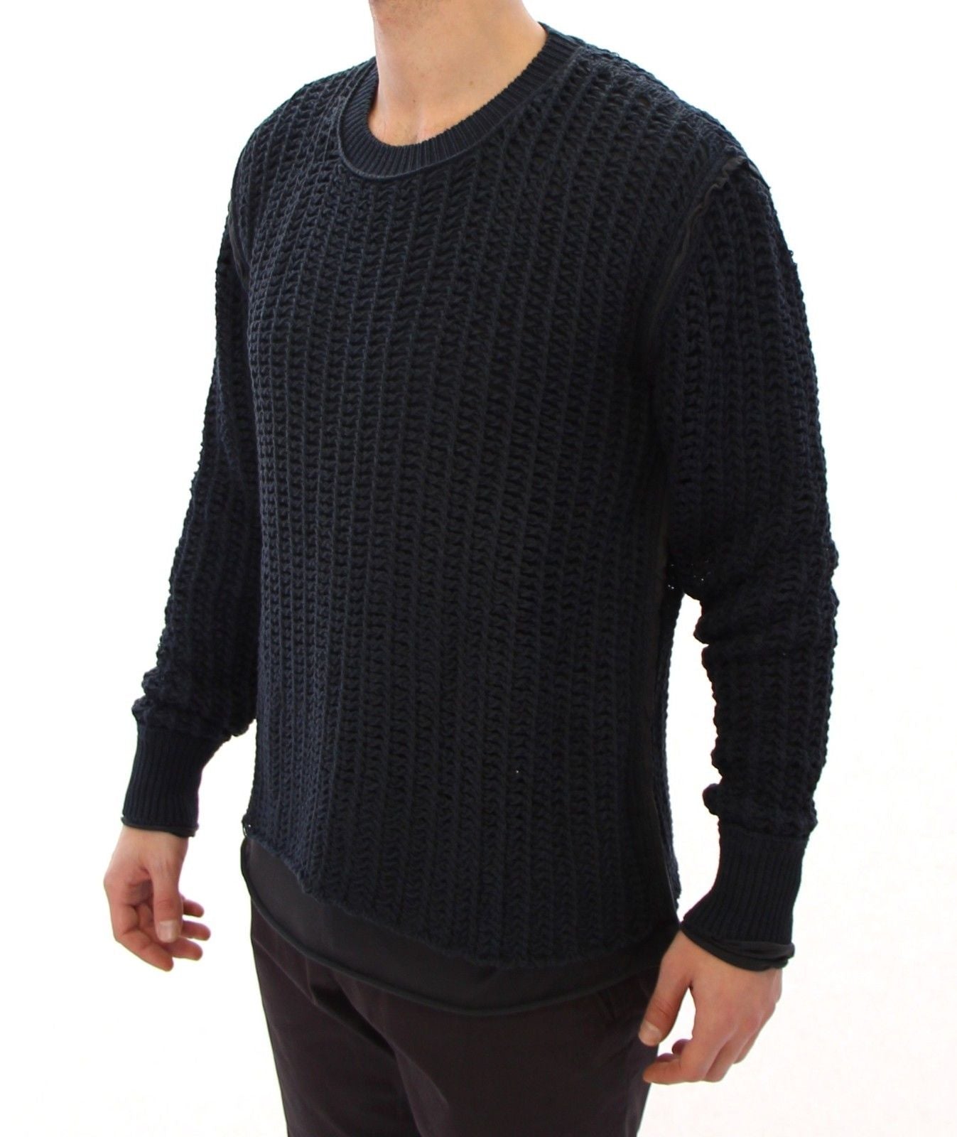 Blue Runway Netz Pullover Netted Sweater