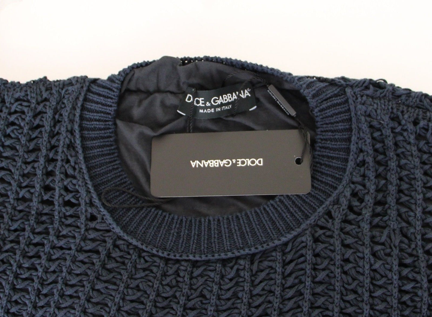 Blue Runway Netz Pullover Netted Sweater