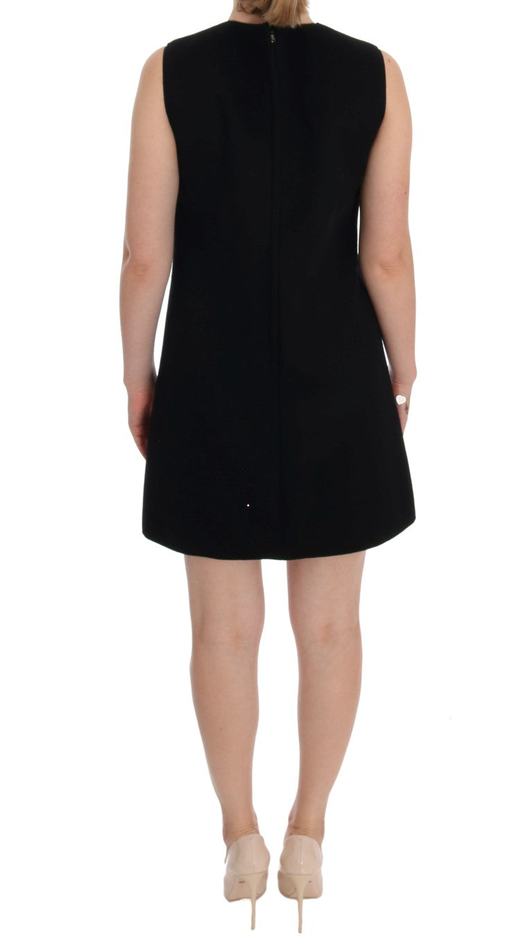 Black I AM A PRINCESS Crystal Shift Dress