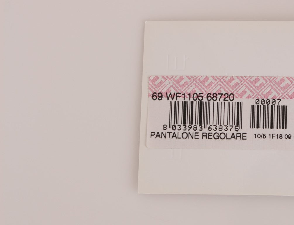 Yellow Cotton Straight Fit Chinos