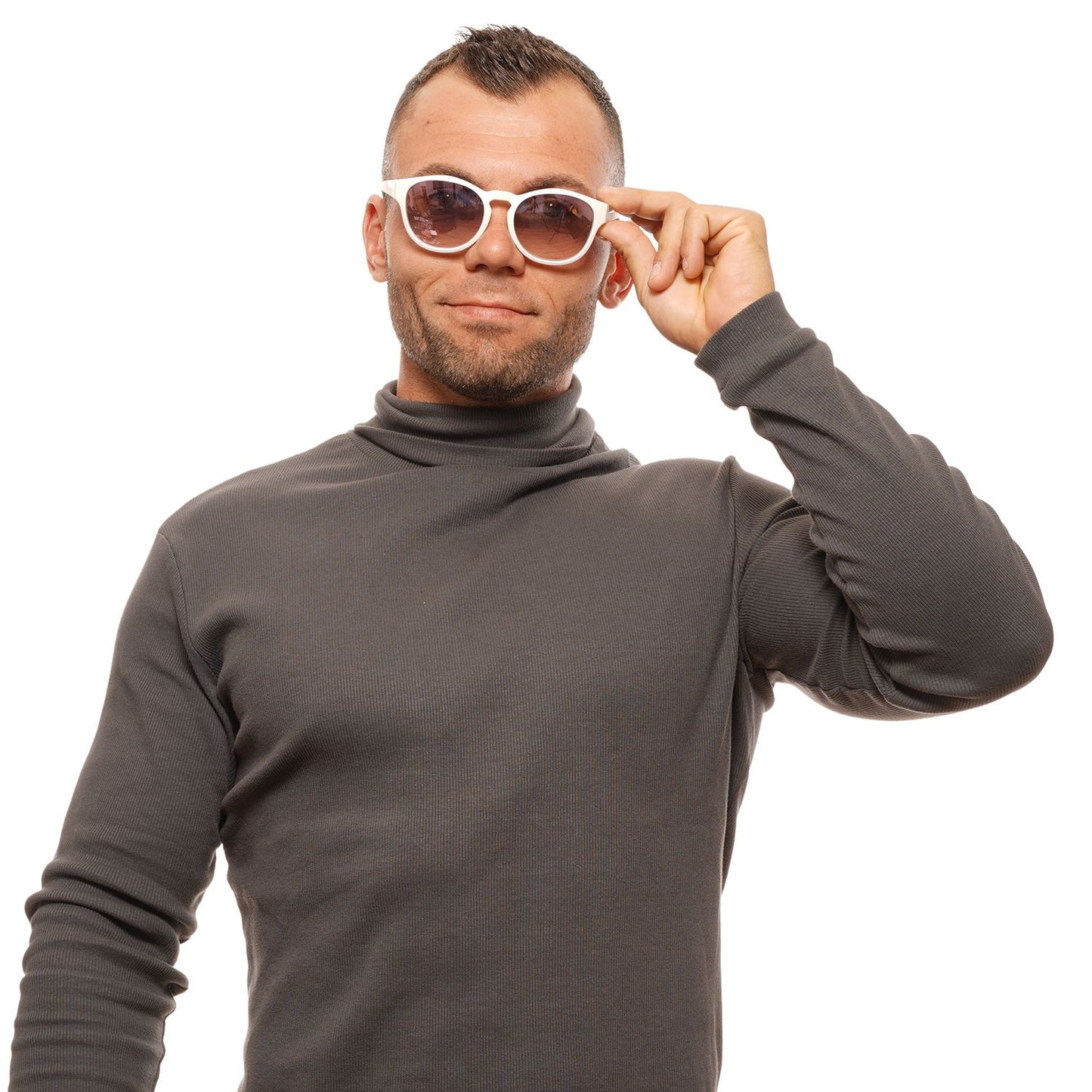 White Unisex Sunglasses