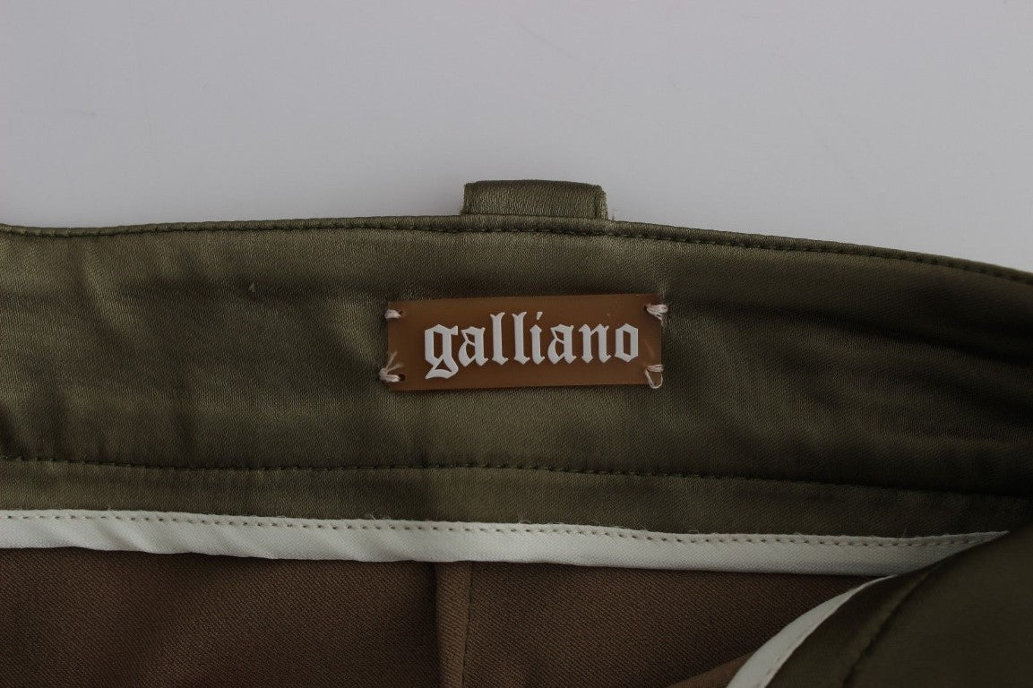Green Slim Fit Pants