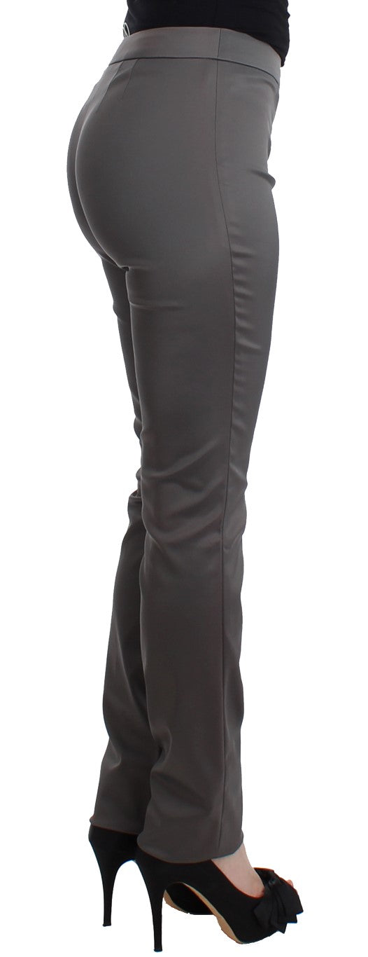 Gray slim fit pants