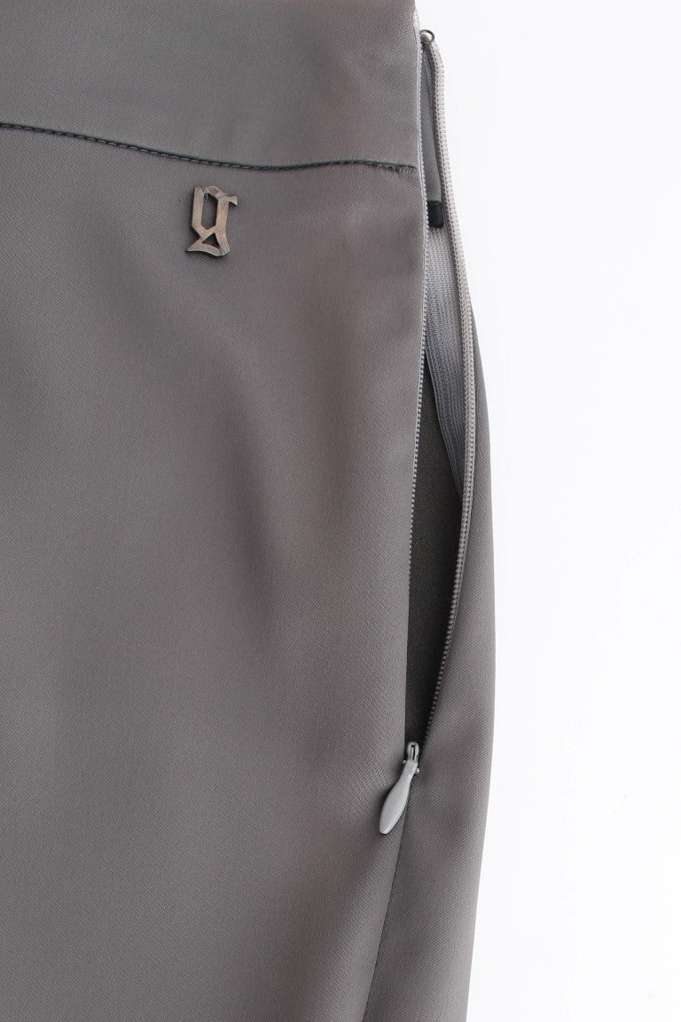 Gray slim fit pants