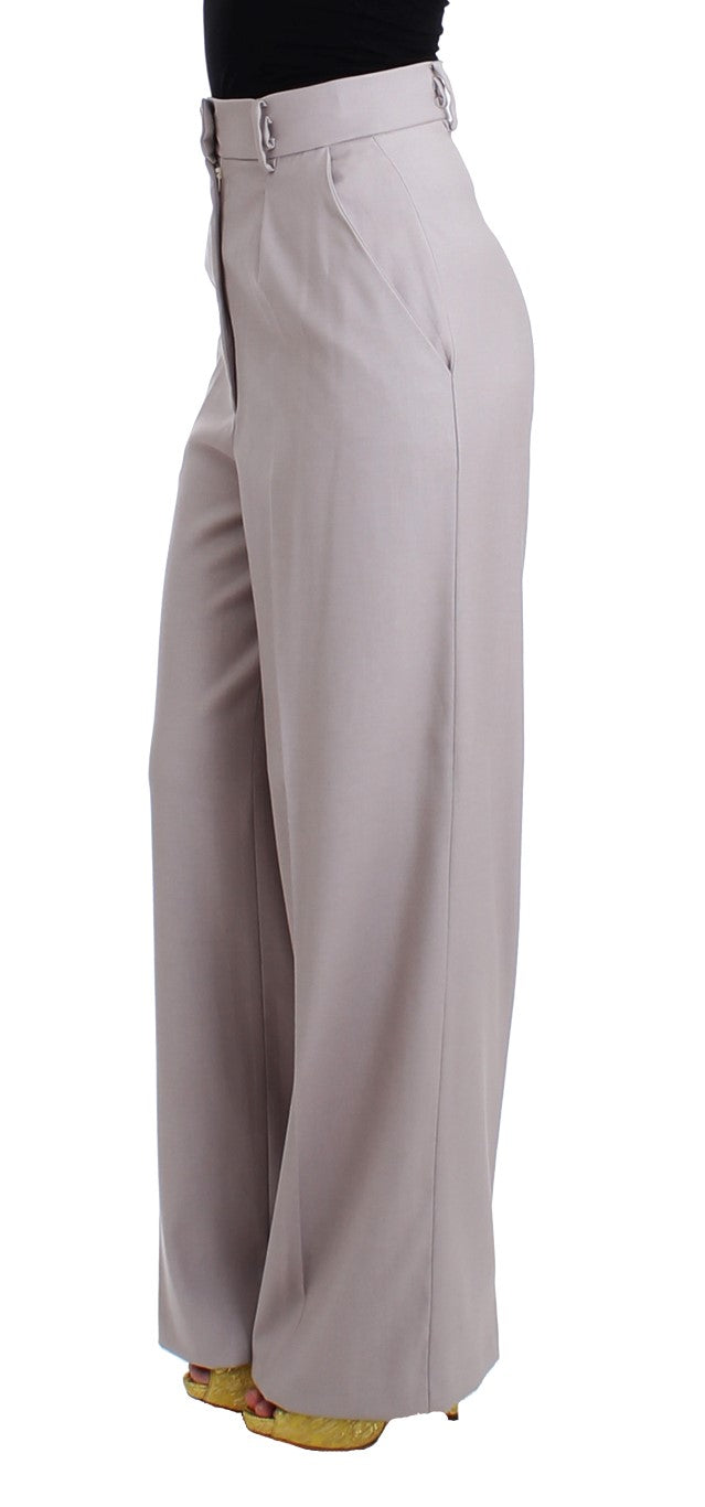 Gray high waist pants
