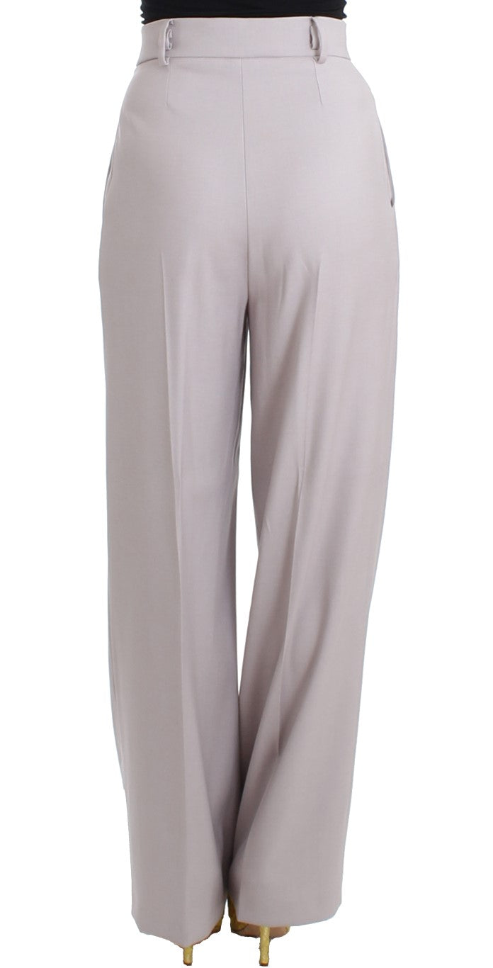 Gray high waist pants