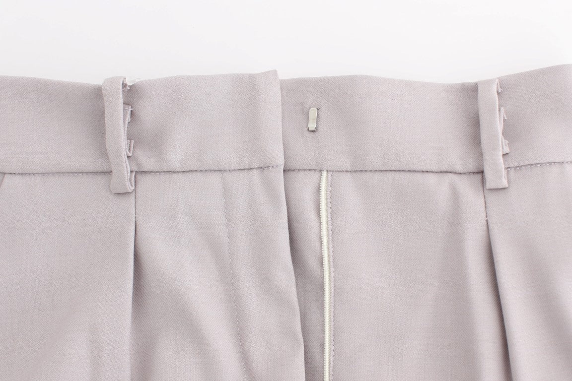 Gray high waist pants