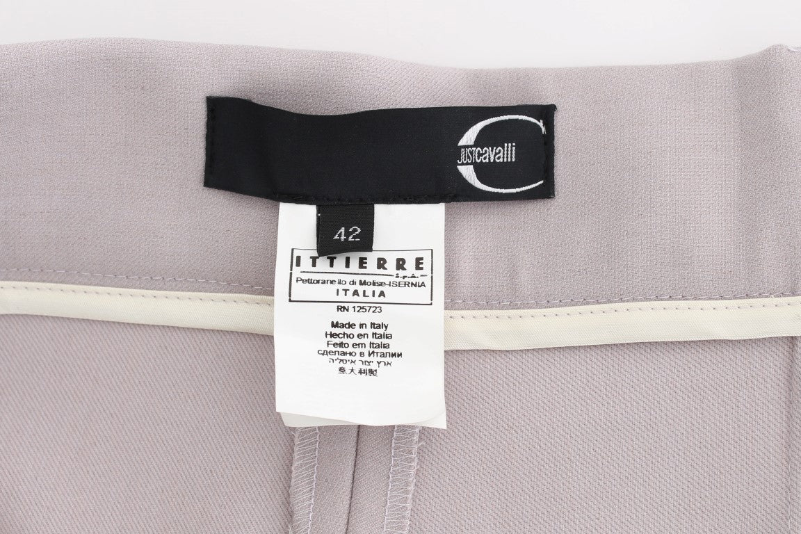 Gray high waist pants