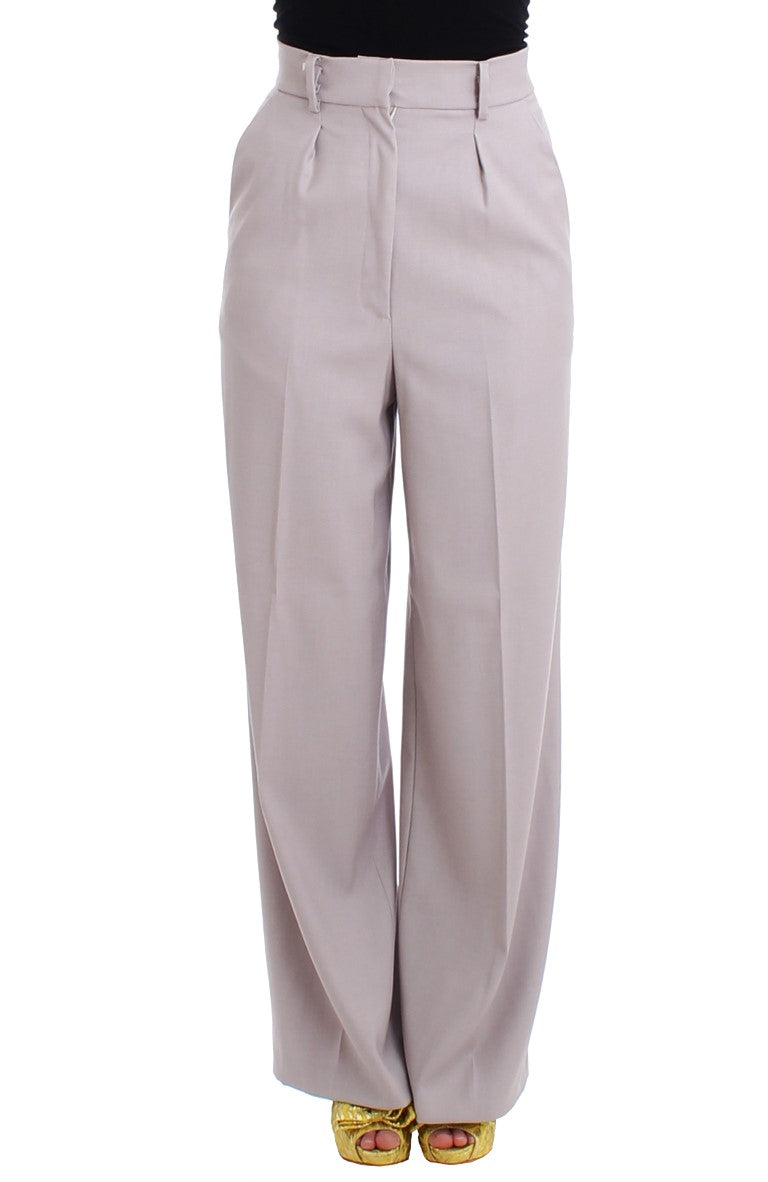 Gray high waist pants