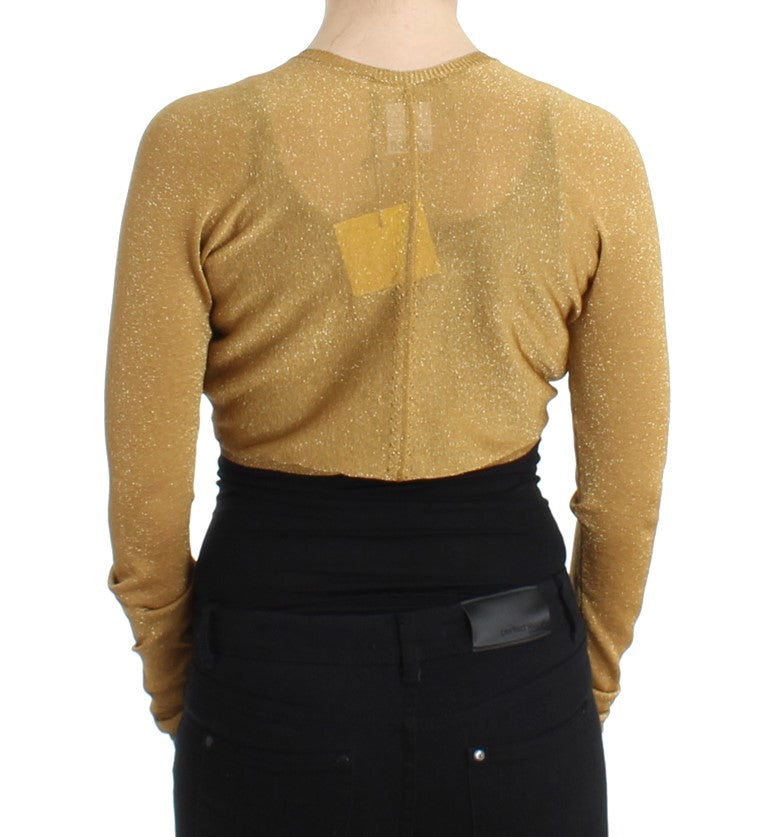 Gold embellished gold shrug