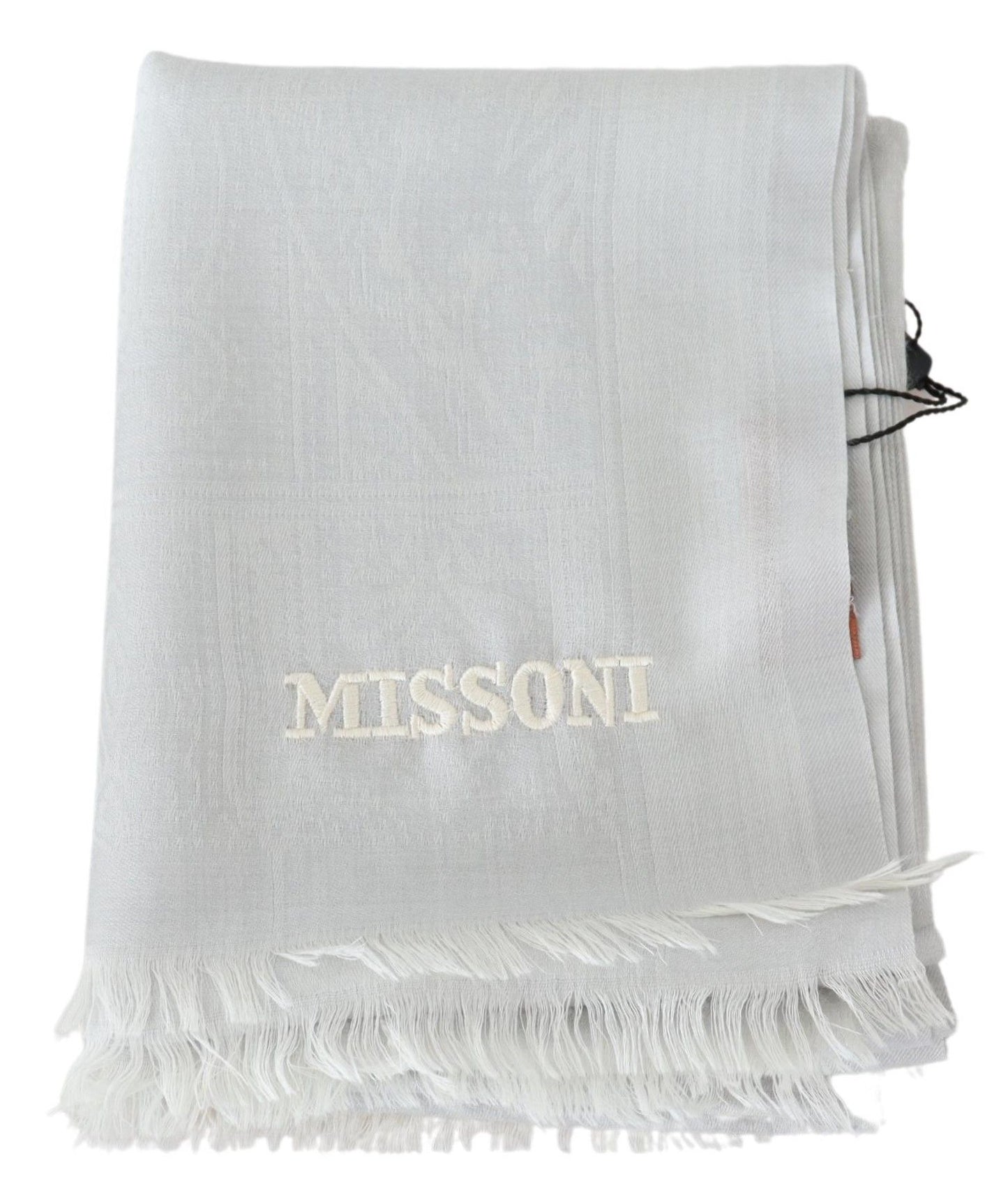 White Cashmere Unisex Neck Warmer Wrap Scarf