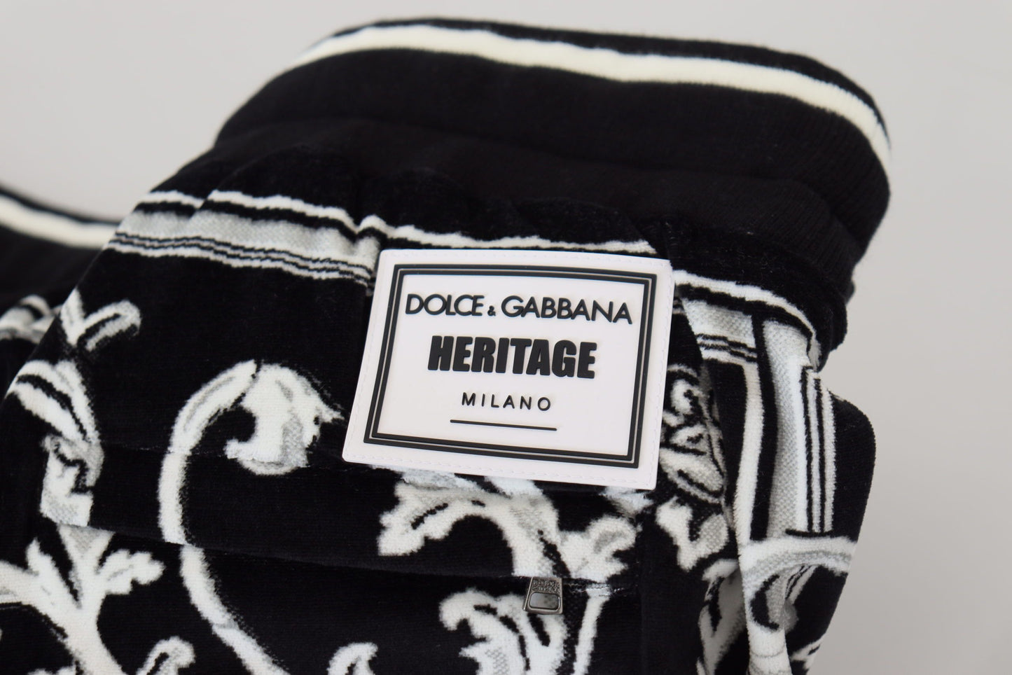 Black Cotton Heritage Sweatpants Jogging Pants