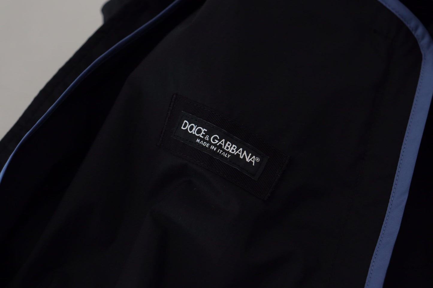 Black Cotton Hooded Full Zip Men Jacket