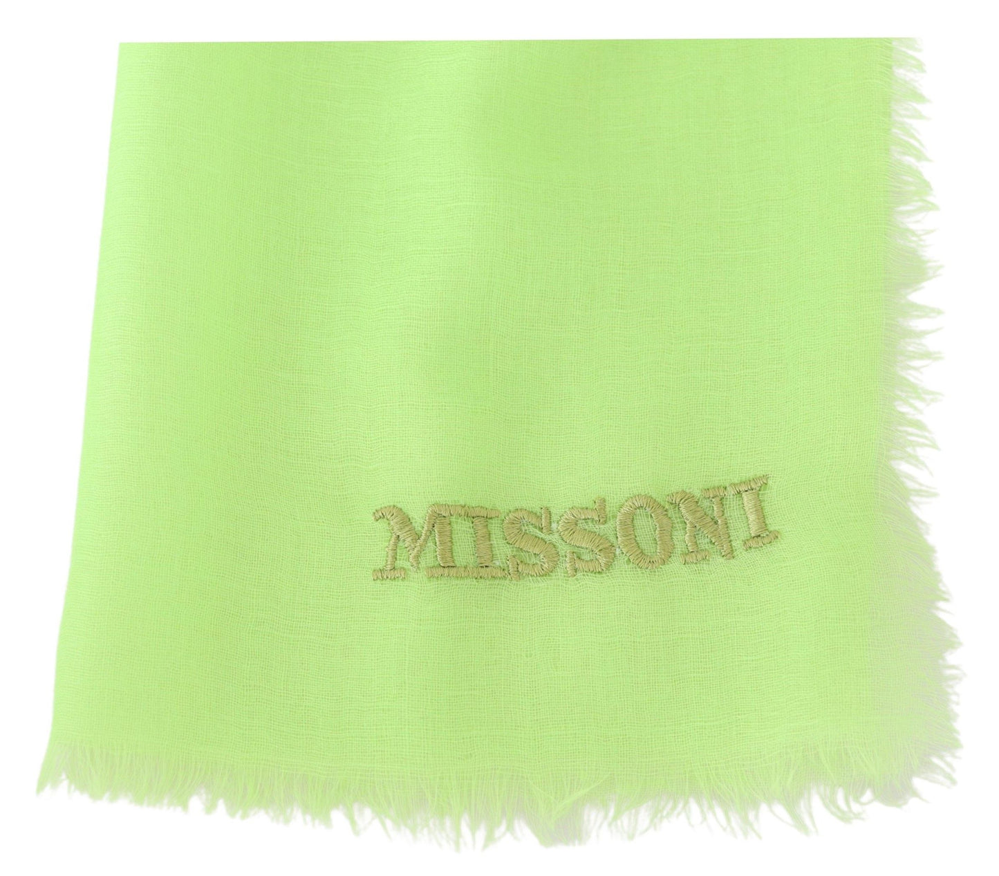 Yellow Green Cashmere Unisex Neck Wrap Scarf