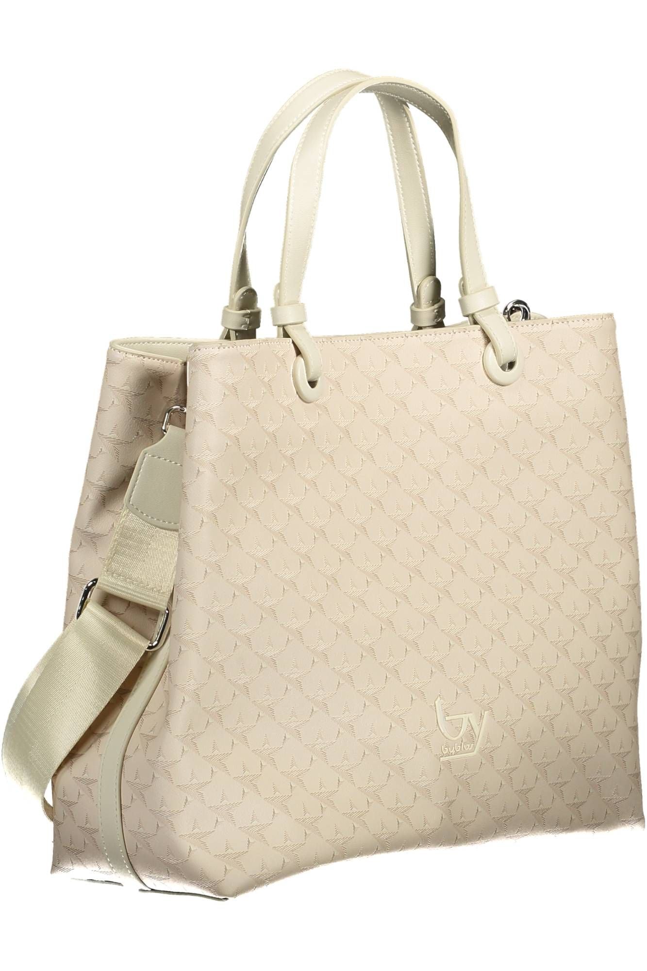 Beige Pvc Handbag