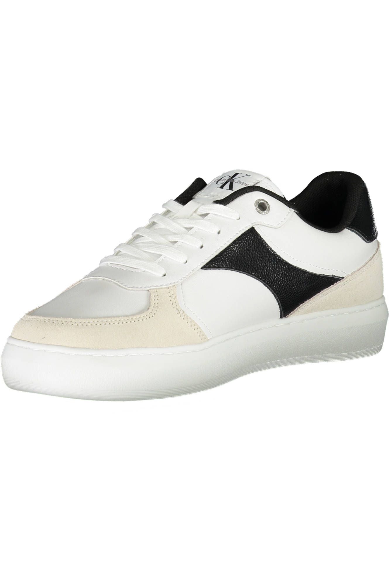 White Polyester Sneaker