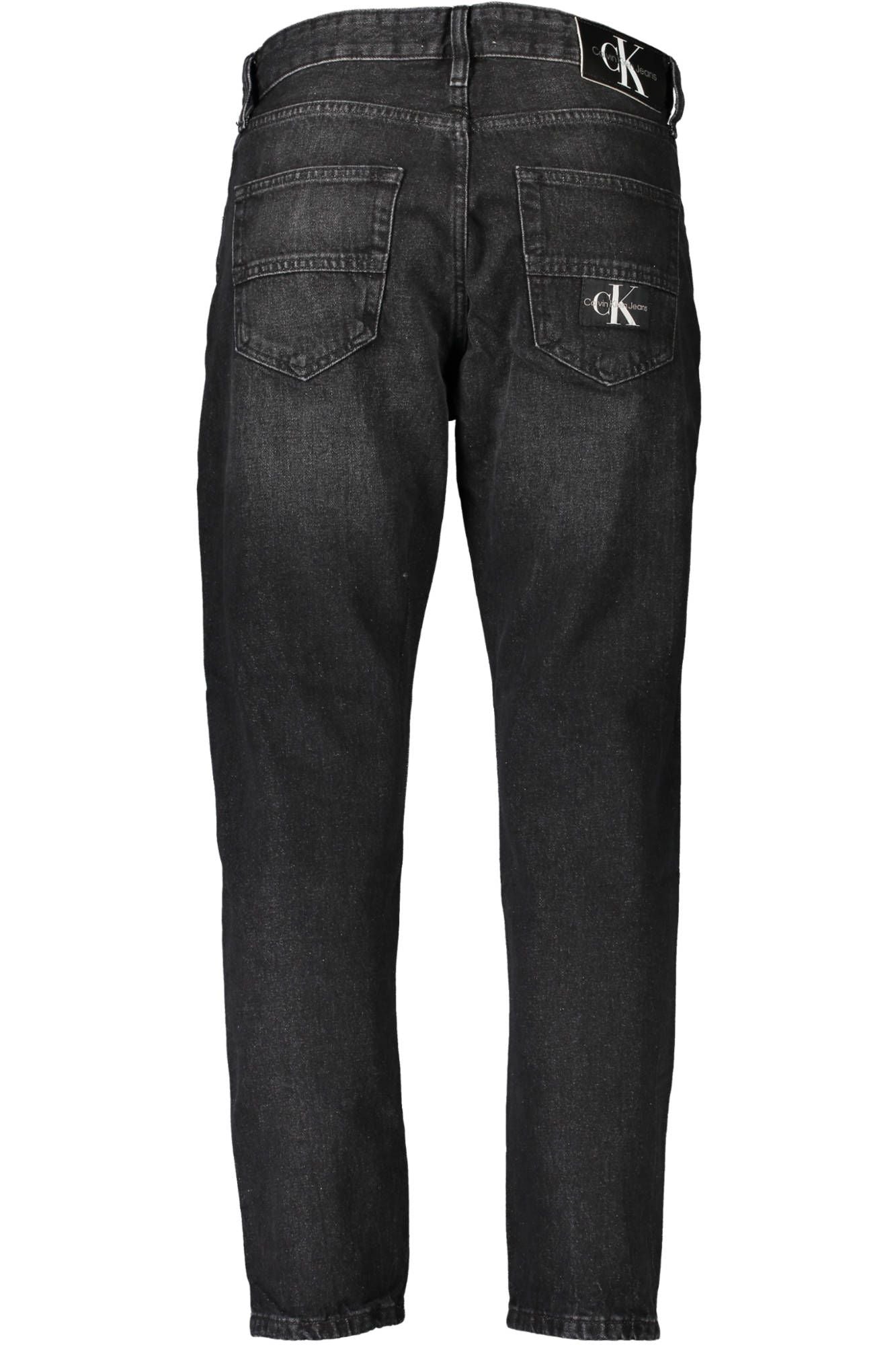 Black Cotton Jeans & Pant