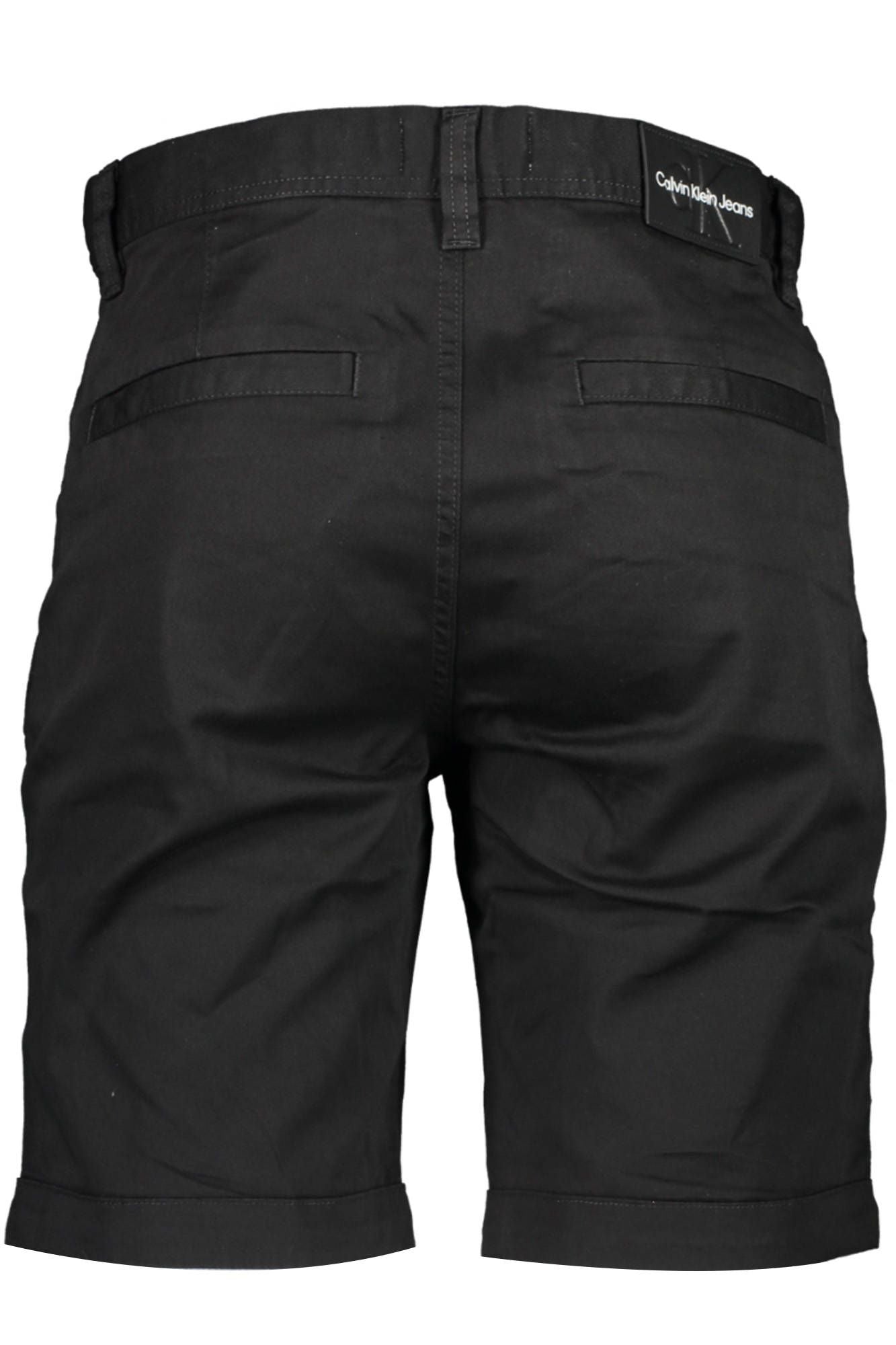 Black Cotton Jeans & Pant