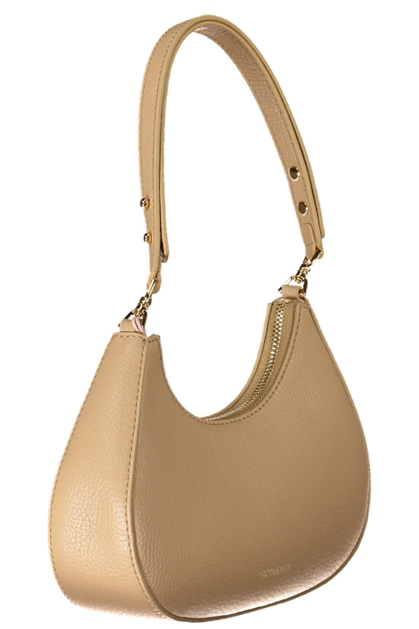 Beige Leather Handbag