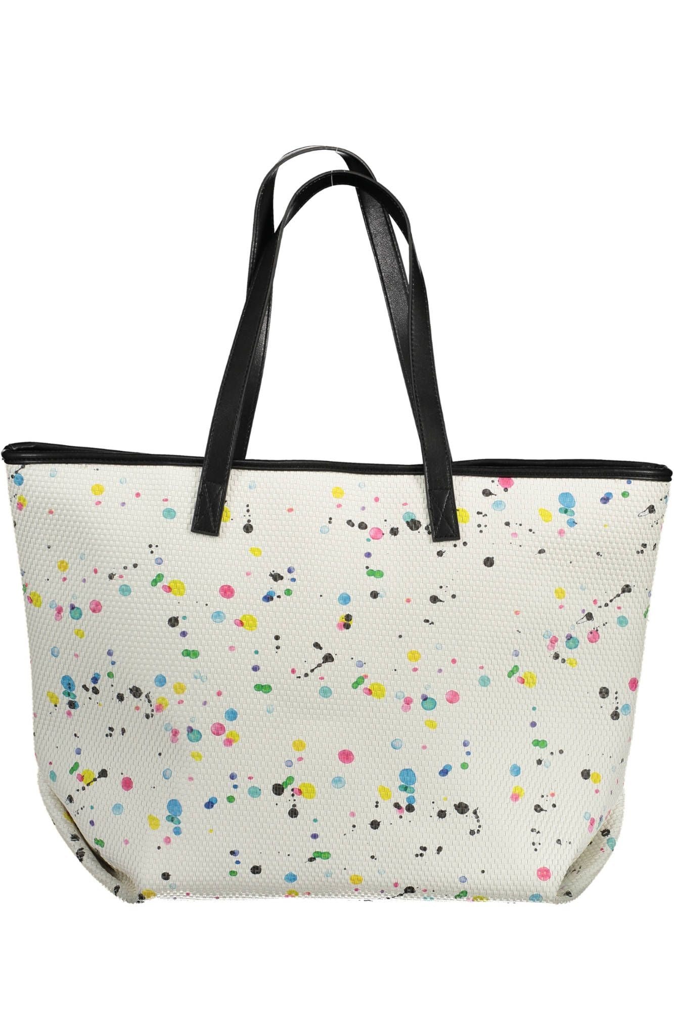 White Polyester Handbag