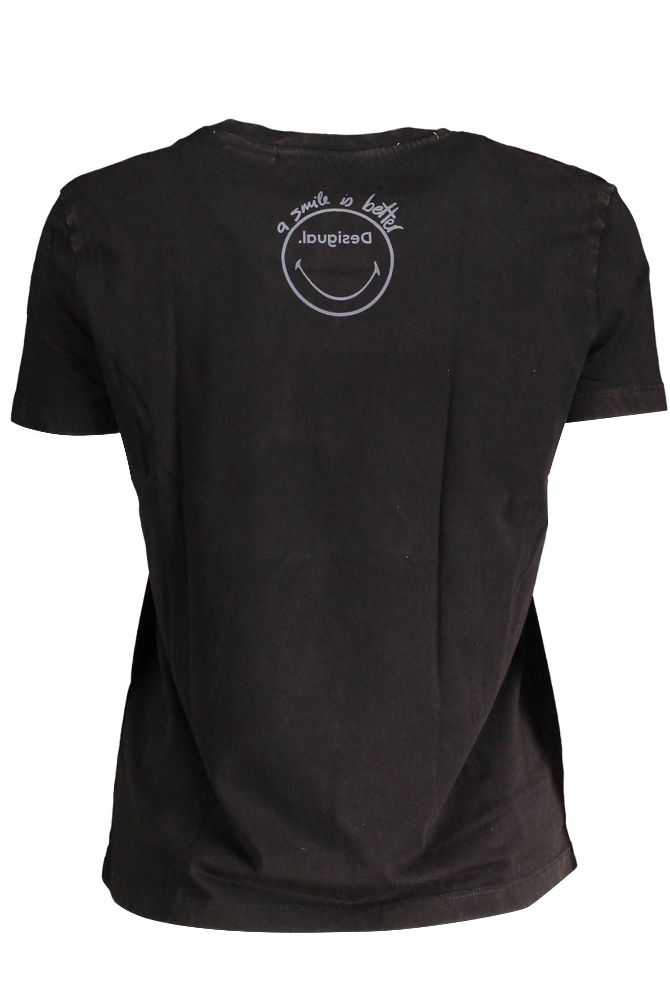Black Cotton Tops & T-Shirt