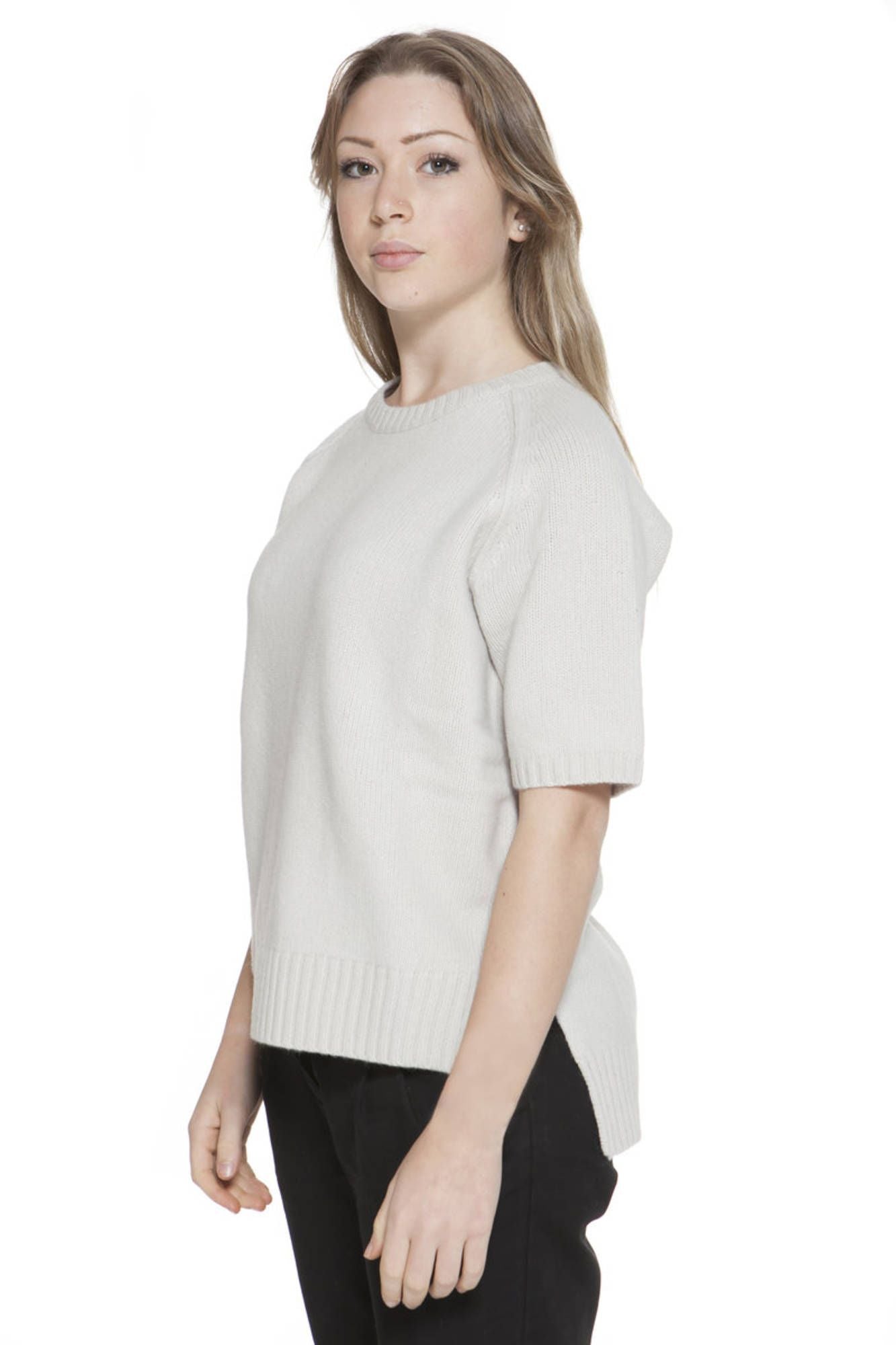 Beige Wool Sweater