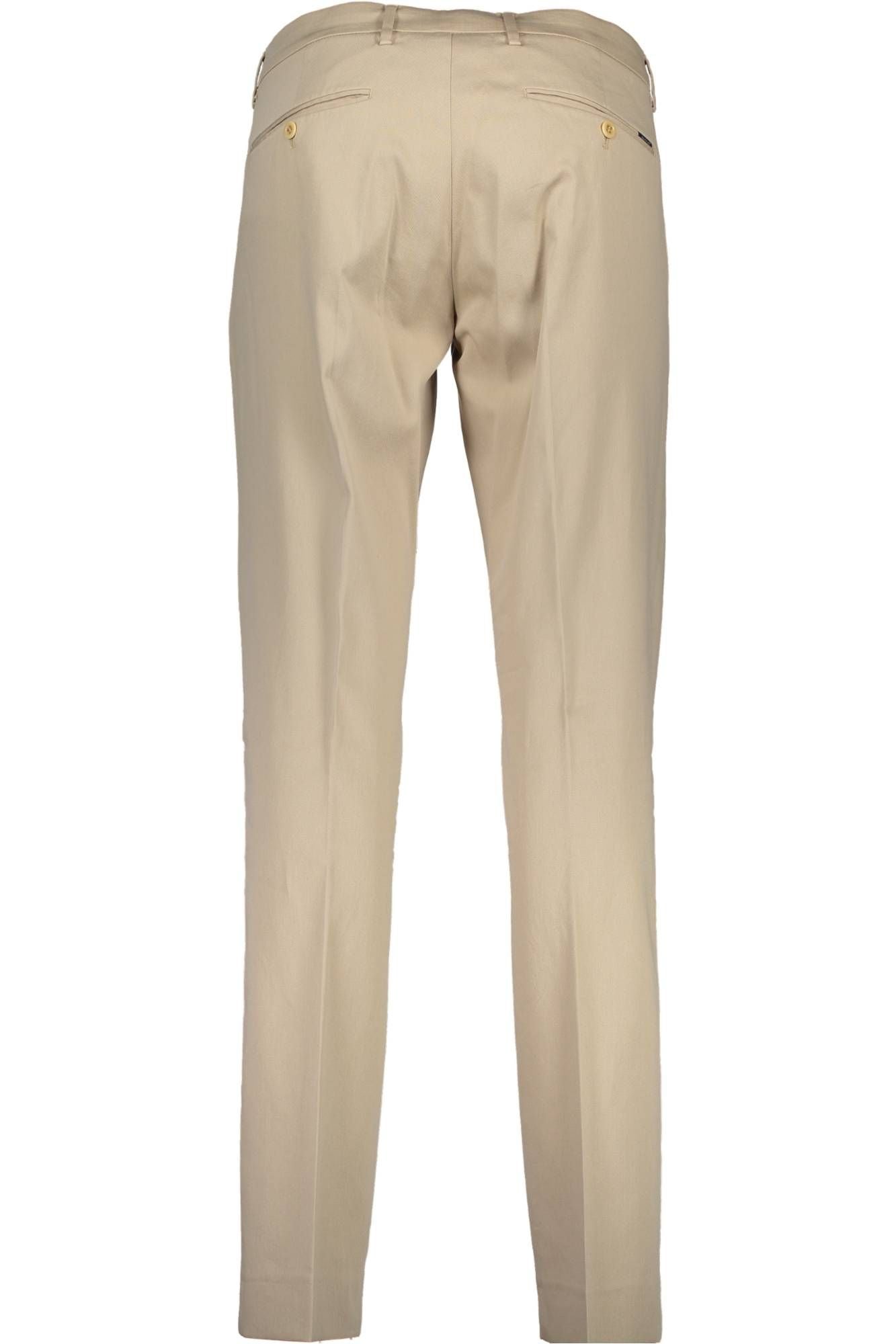 Beige Cotton Jeans & Pant