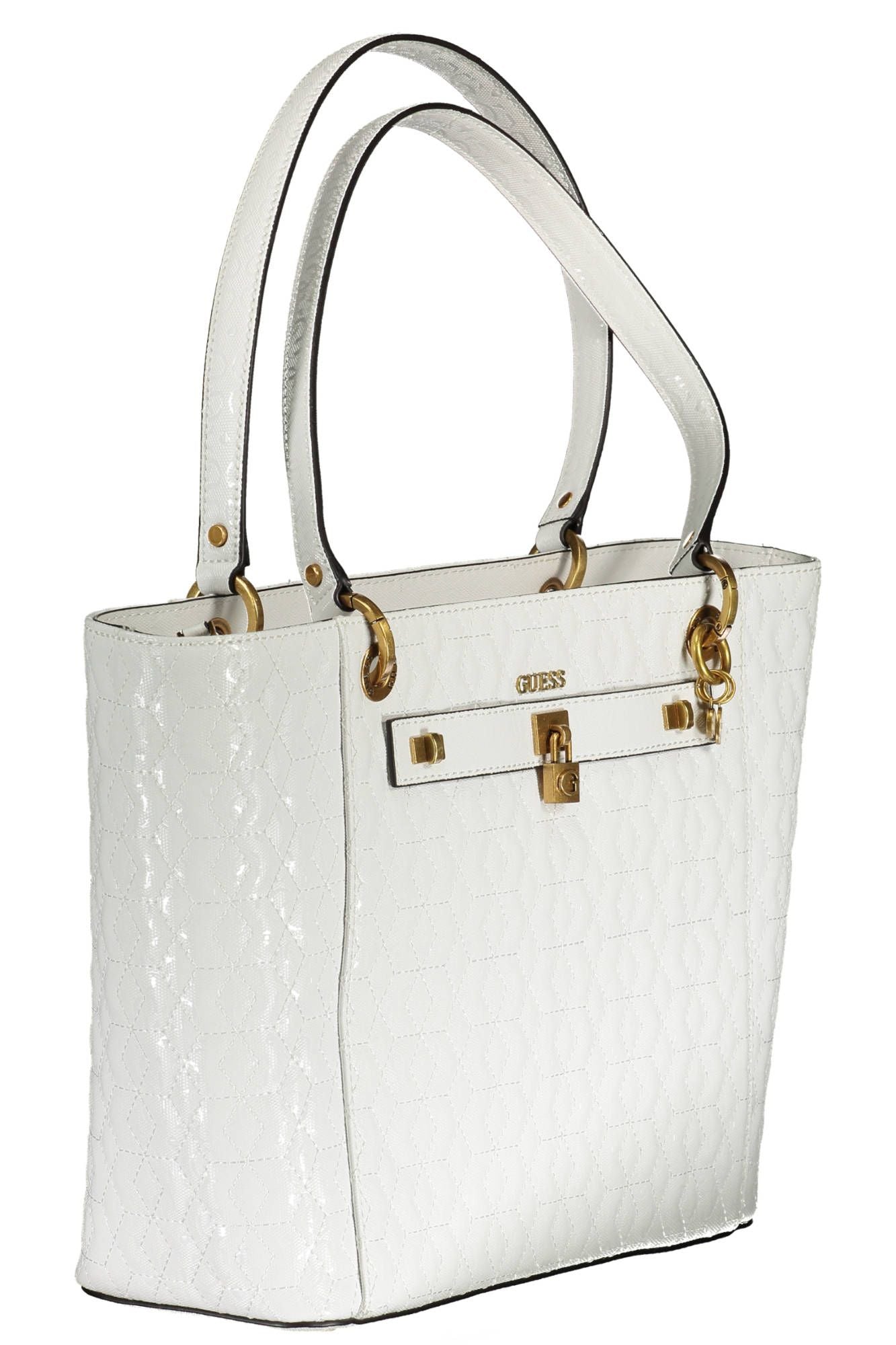White Polyurethane Handbag