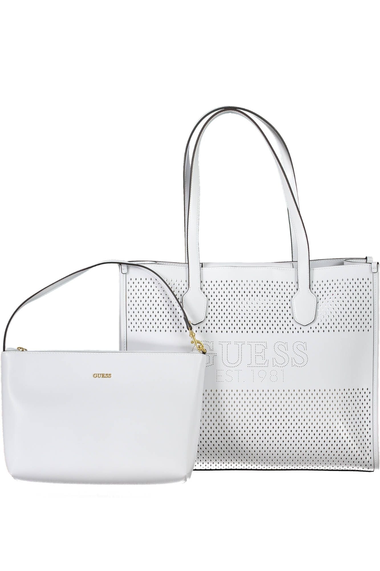 White Polyurethane Handbag