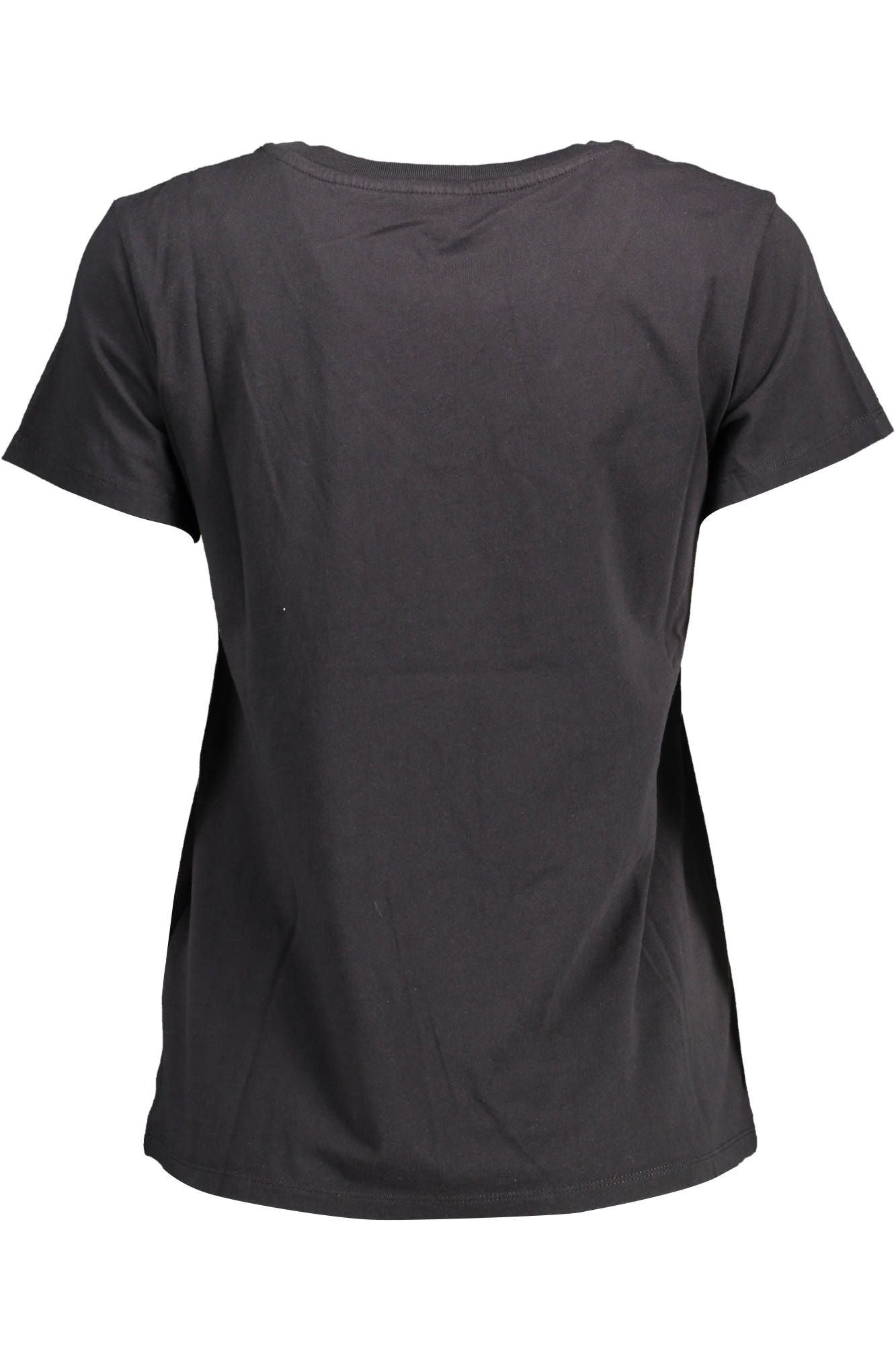Black Cotton Tops & T-Shirt