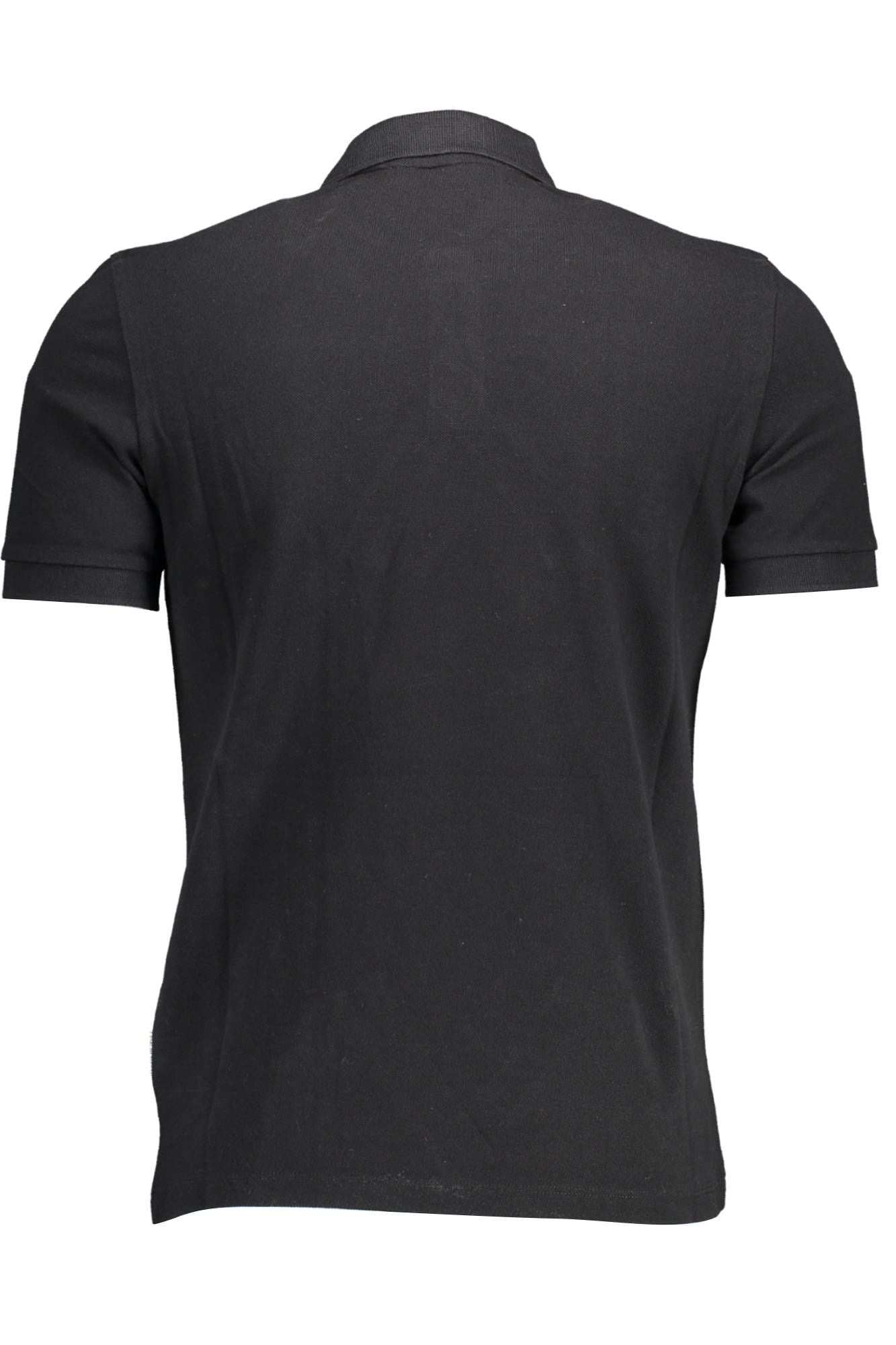 Black Cotton Polo Shirt