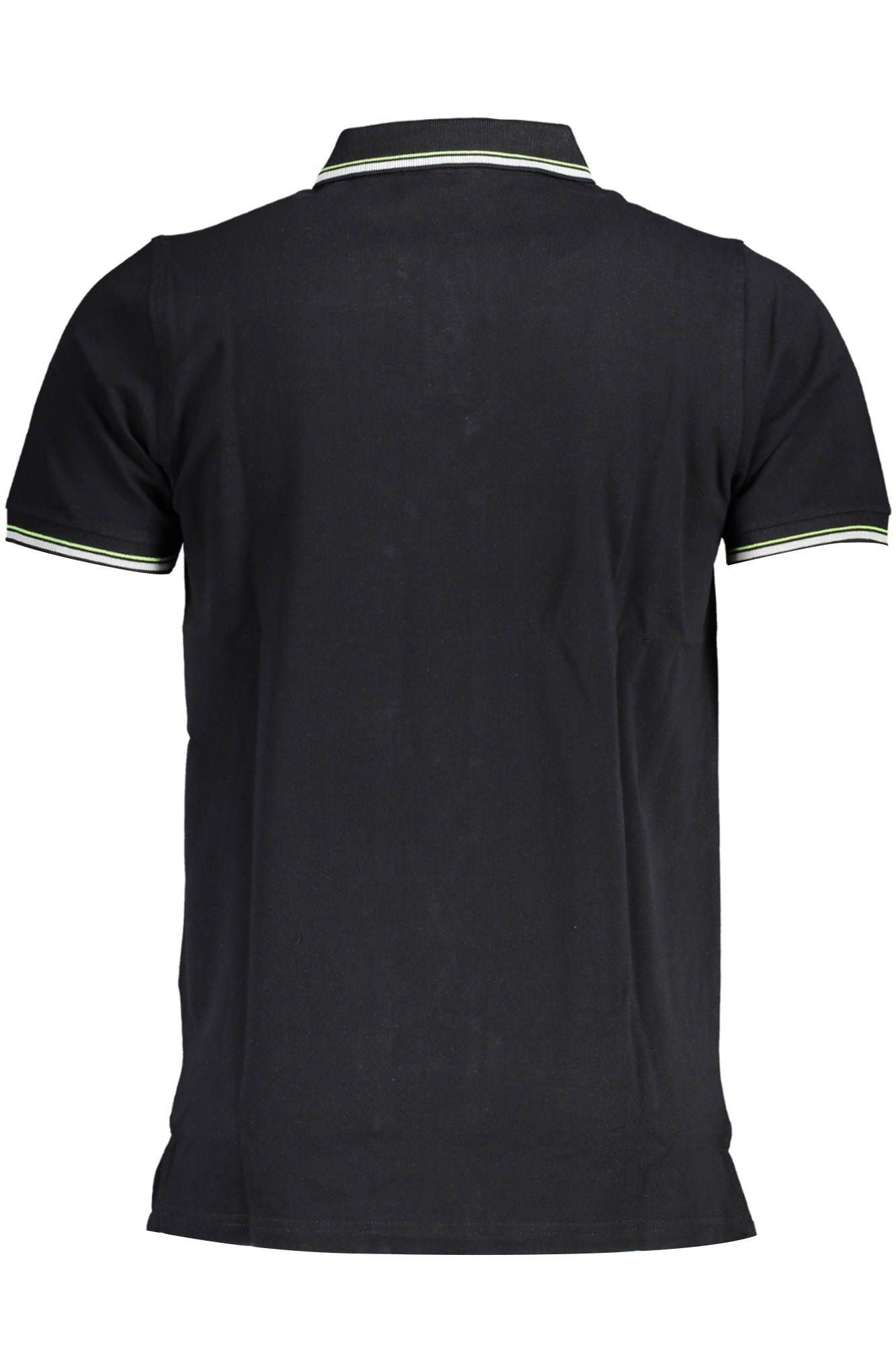 Black Cotton Polo Shirt