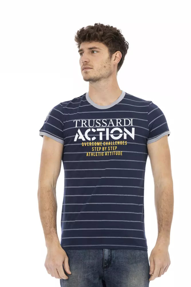 Blue Cotton T-Shirt
