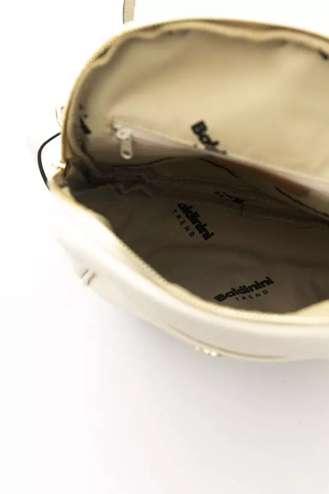 Beige Cowhide Backpack