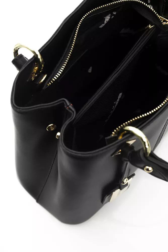 Black Cowhide Handbag