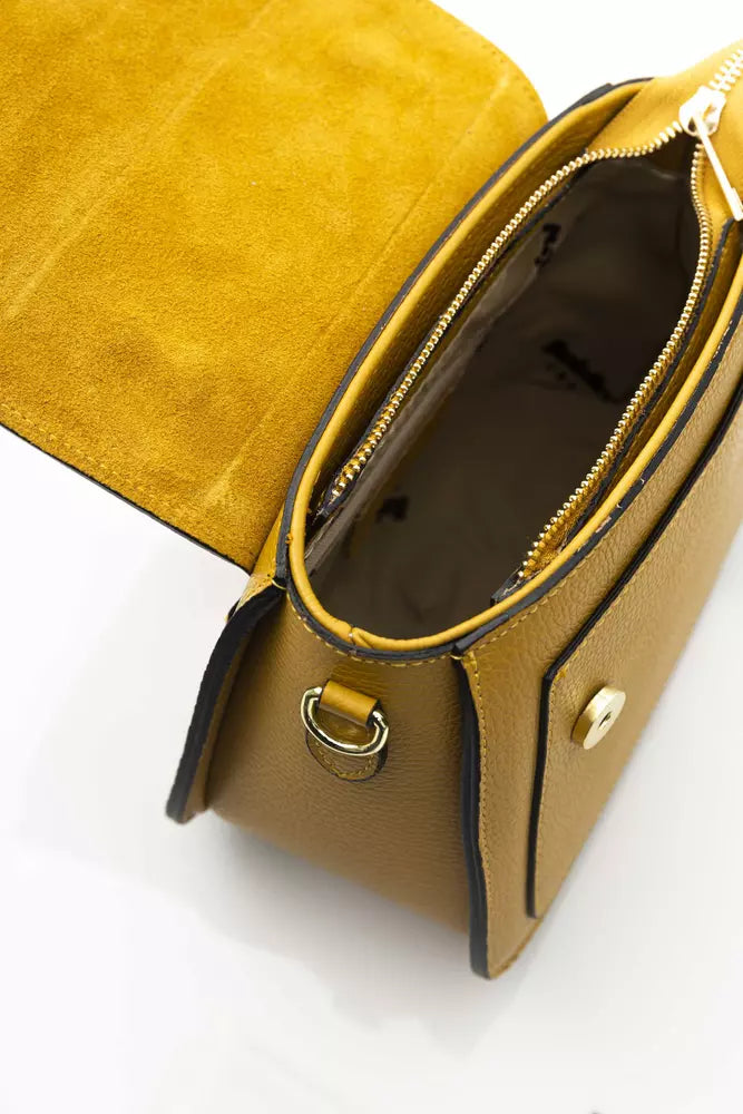 Yellow Cowhide Handbag