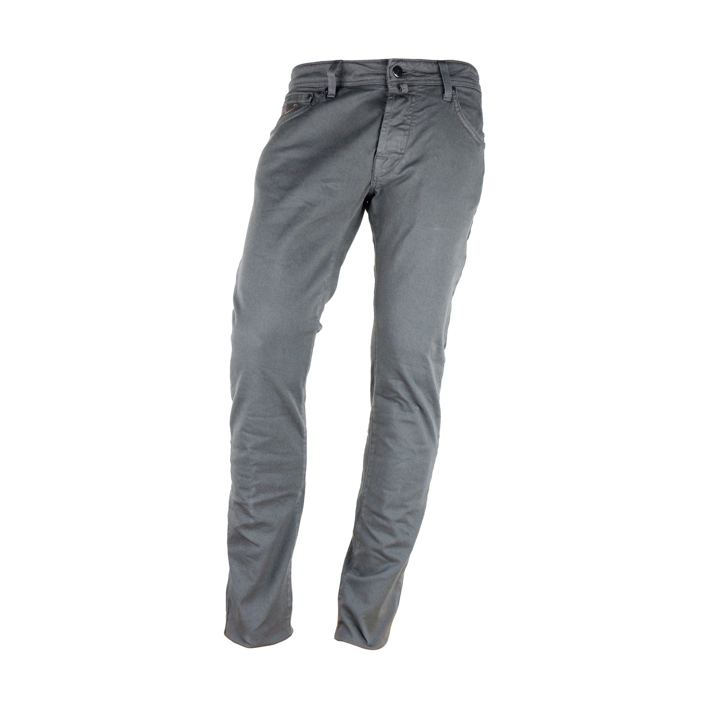 Gray Cotton Jeans & Pant