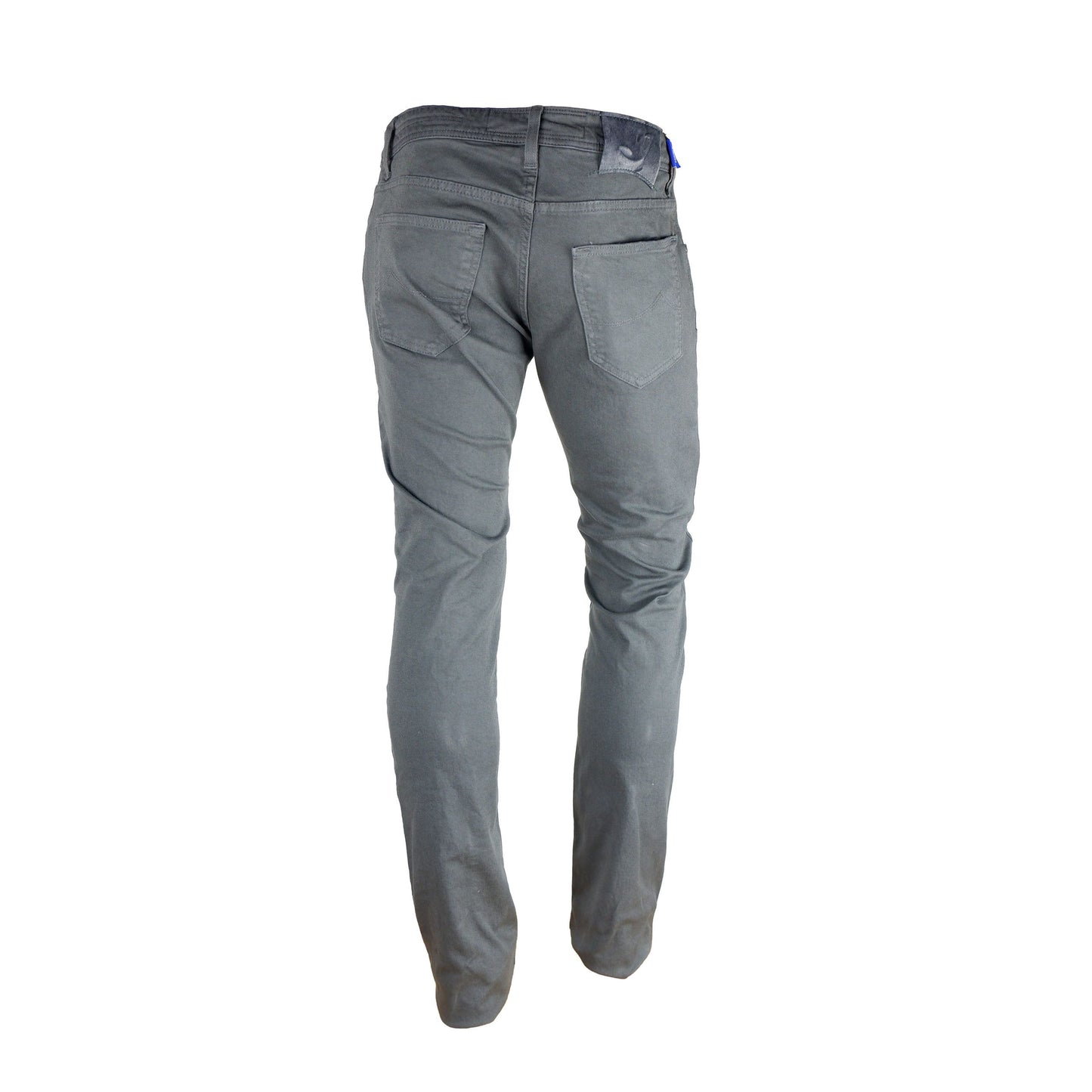 Gray Cotton Jeans & Pant