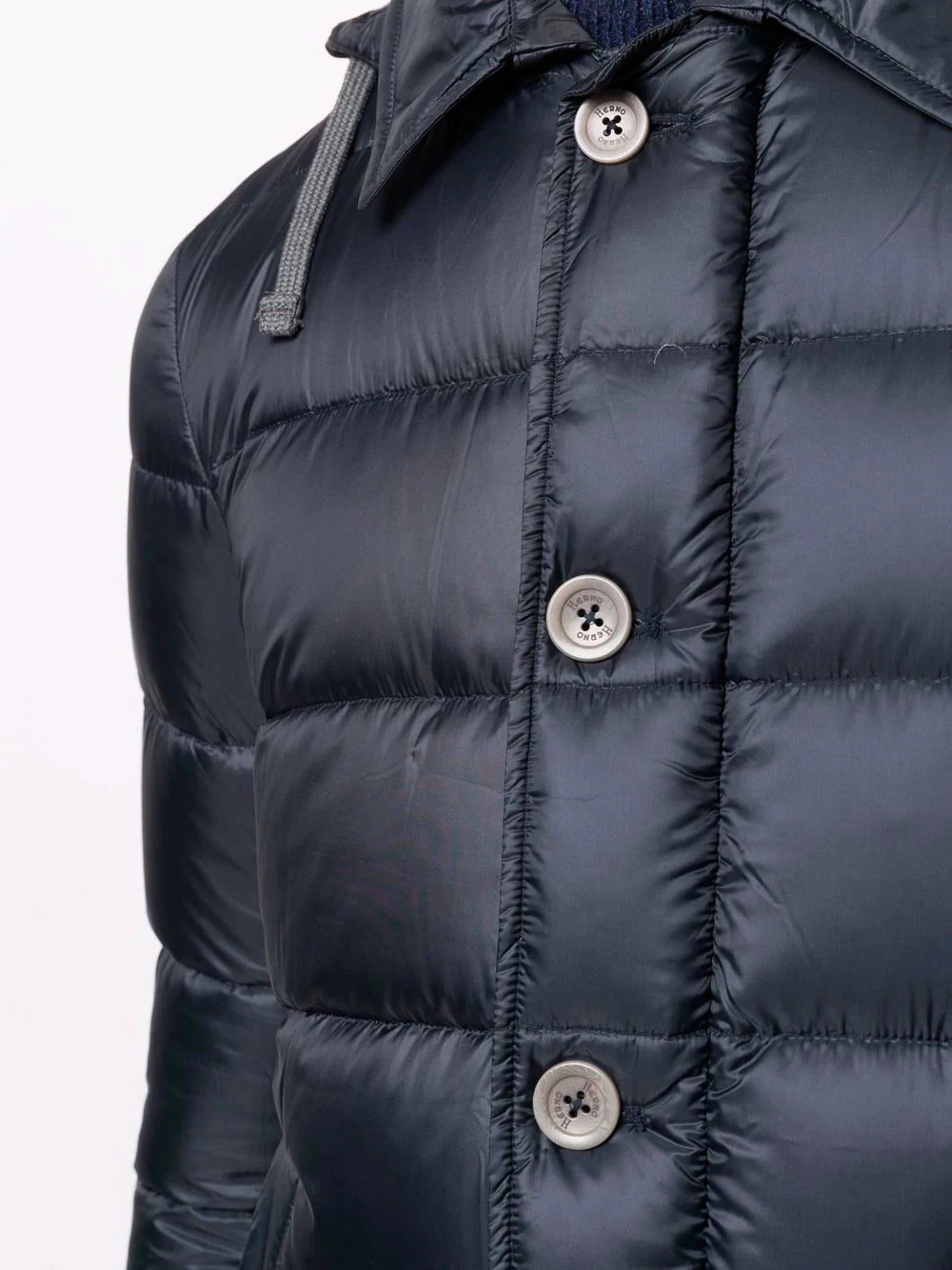 Blue Polyamide Jacket
