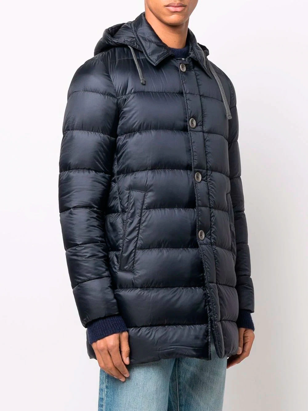 Blue Polyamide Jacket