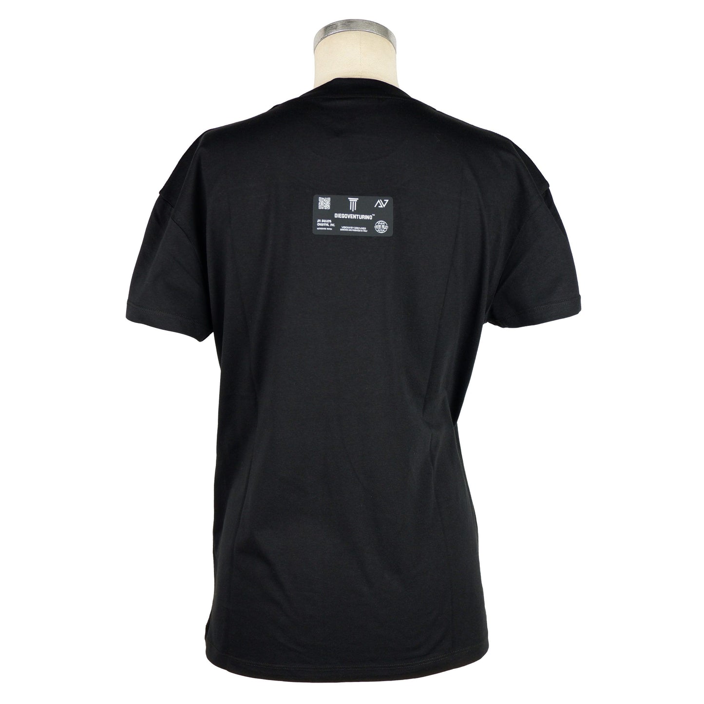 Black Cotton Tops & T-Shirt