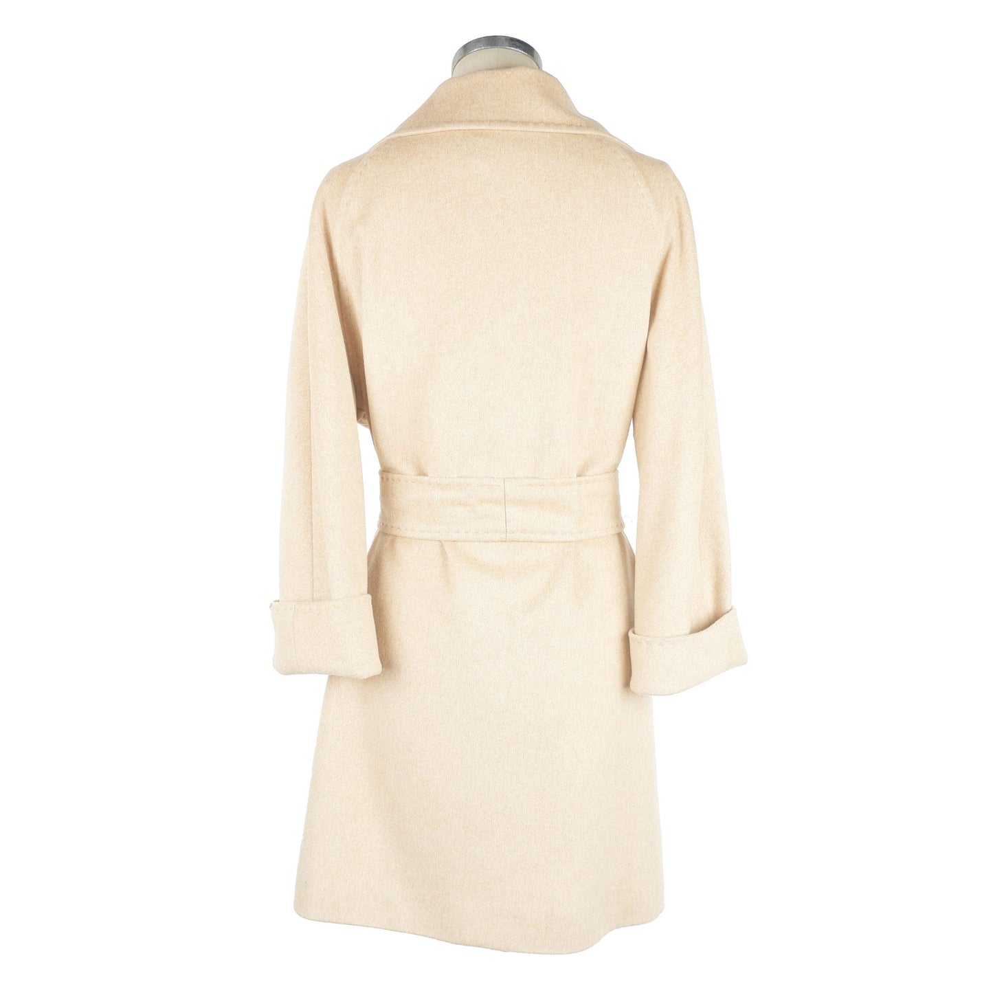 Beige Wool Jackets & Coat